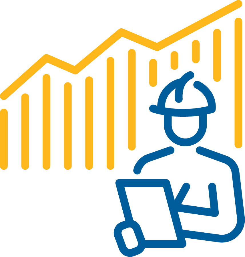 Person with data set