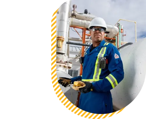 Worker in PPE